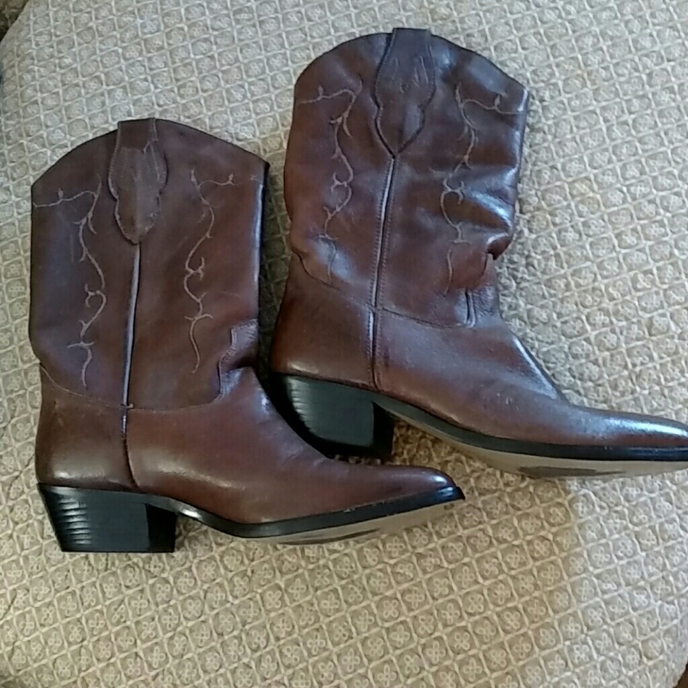 Laredo Cowboy Leather Boots